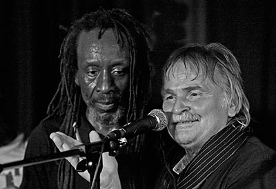 Jimmy Lindsay mit Wolfgang Orth