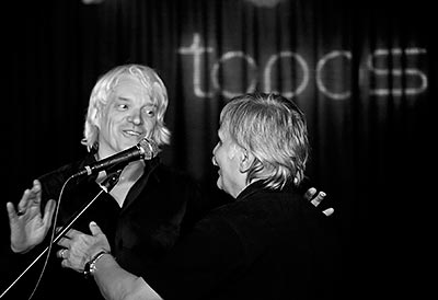 Neil Taylor mit Wolfgang Orth