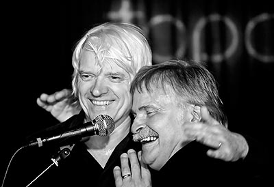 Neil Taylor mit Wolfgang Orth