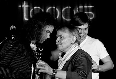 Johnny Rieger mit Wolfgang Orth