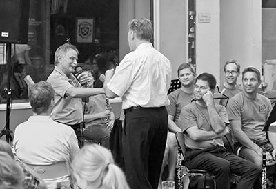 Wolfgang Orth mit Pierre Kuijpers