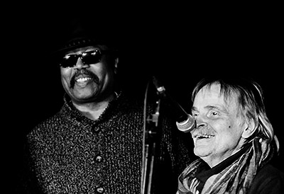 Greg Copeland mit Wolfgang Orth