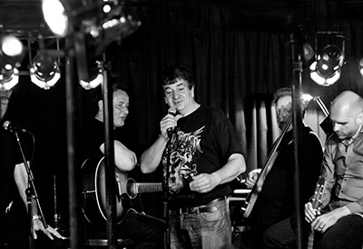 Wolfgang Wetzel mit KÖLNKALK BLUESBAND