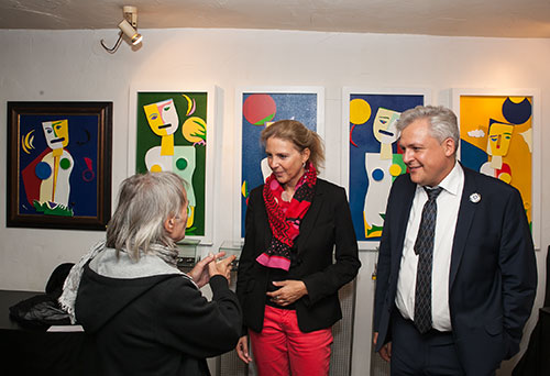 Wolfgang Orth mit Kulturdezernent Marc Adomat