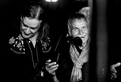 Neal Black mit Wolfgang Orth