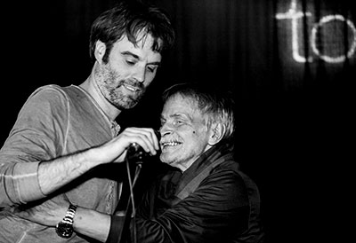 Bastian Korn mit Wolfgang Orth