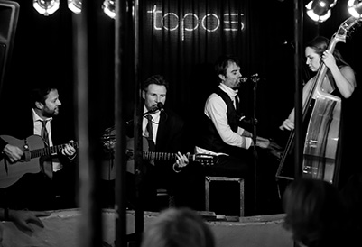 Swing Noir Trio mit Gast Bastian Korn