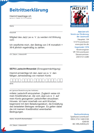 Beitrittserklärung herunterladen